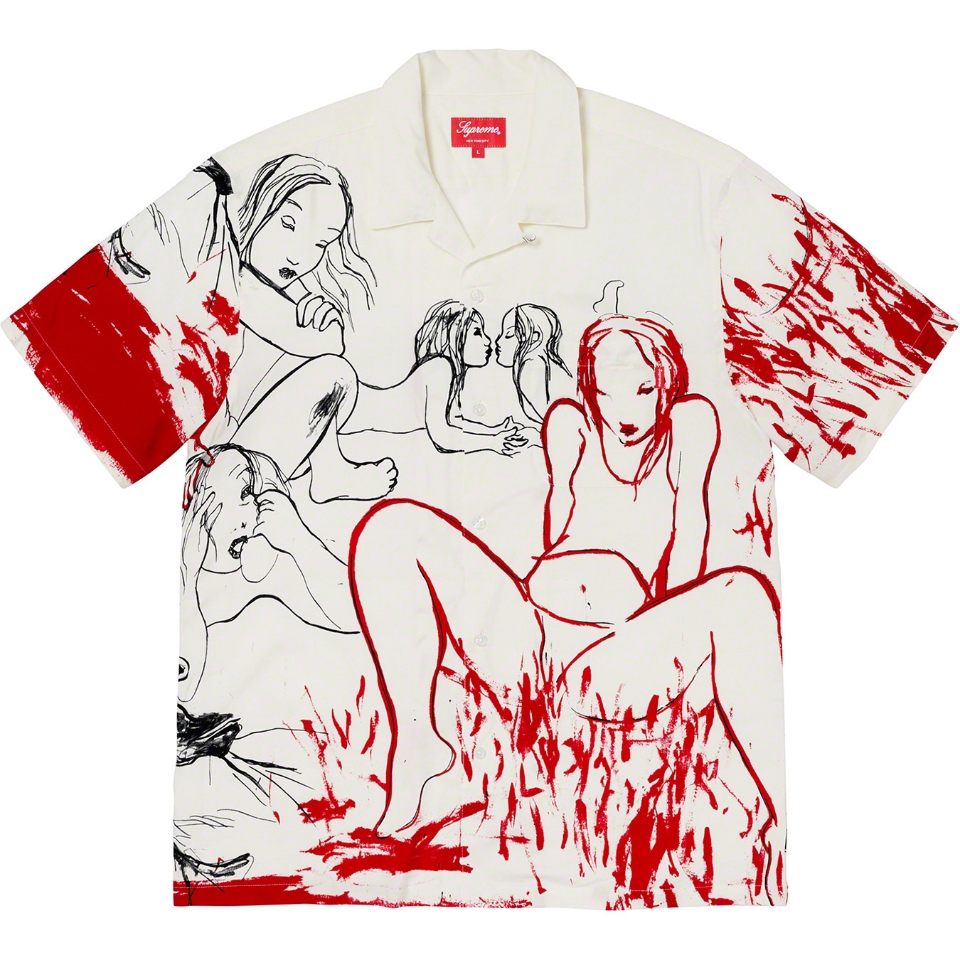 Rita Ackermann/Supreme Rayon S/S Shirt view 6